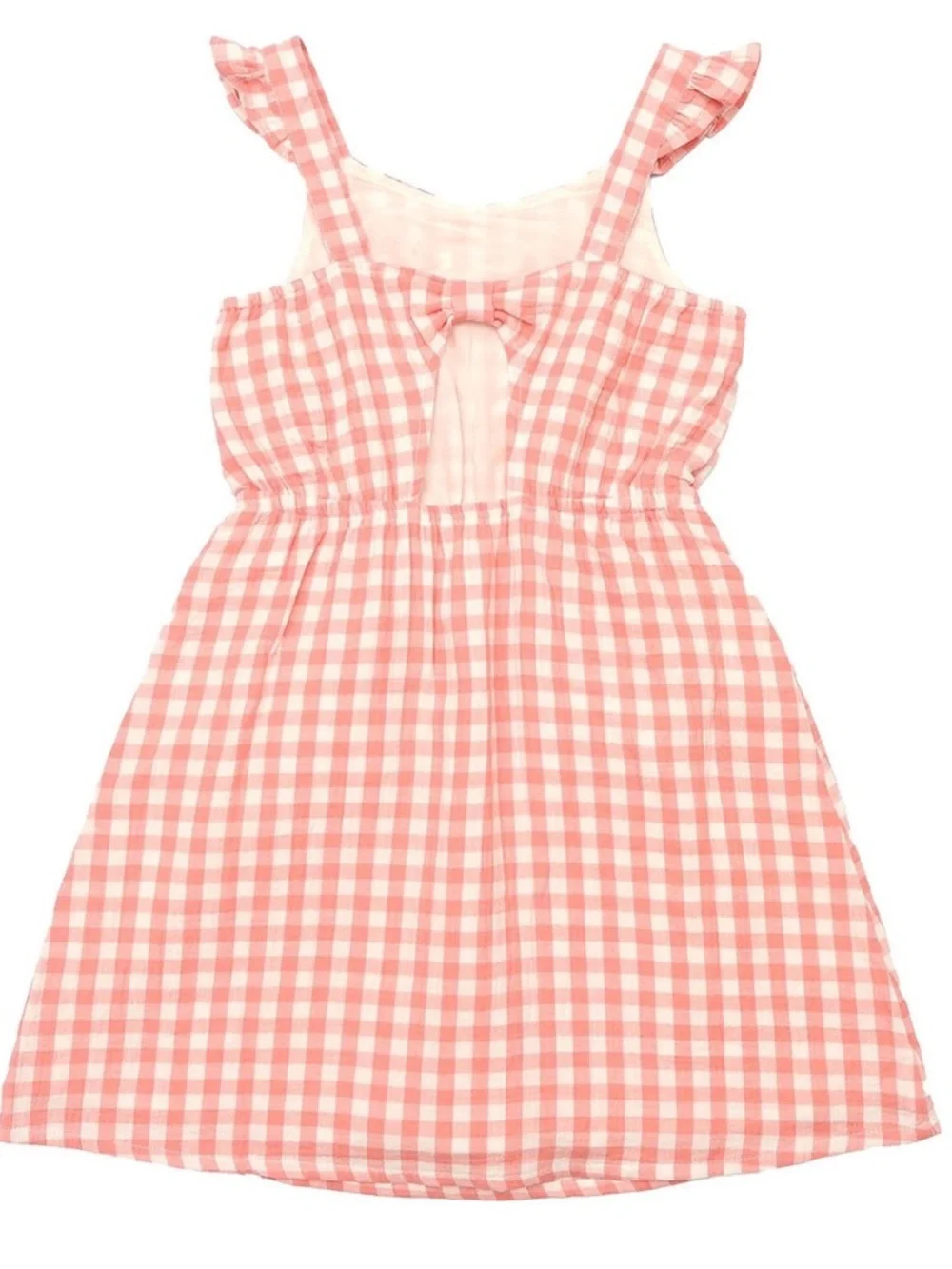 Gap Kids Girl's Cotton Pink & White‎ Gingham Sundress Size XL (14/16) NWOT